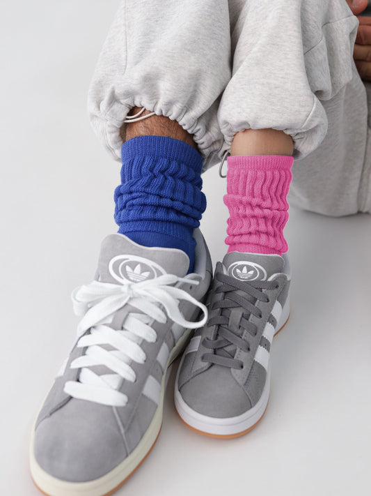 Famvibes Slouchy Socken Kids Happy Pink