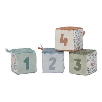 Little Dutch Stoffwürfel Set blau - Forest Friends LD8916