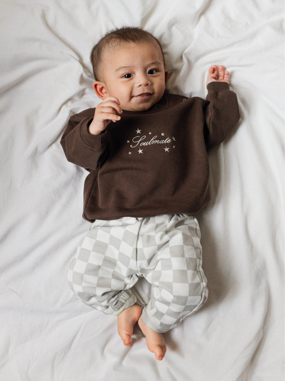 Famvibes Soulmate Sweatshirt Baby/Kids brown