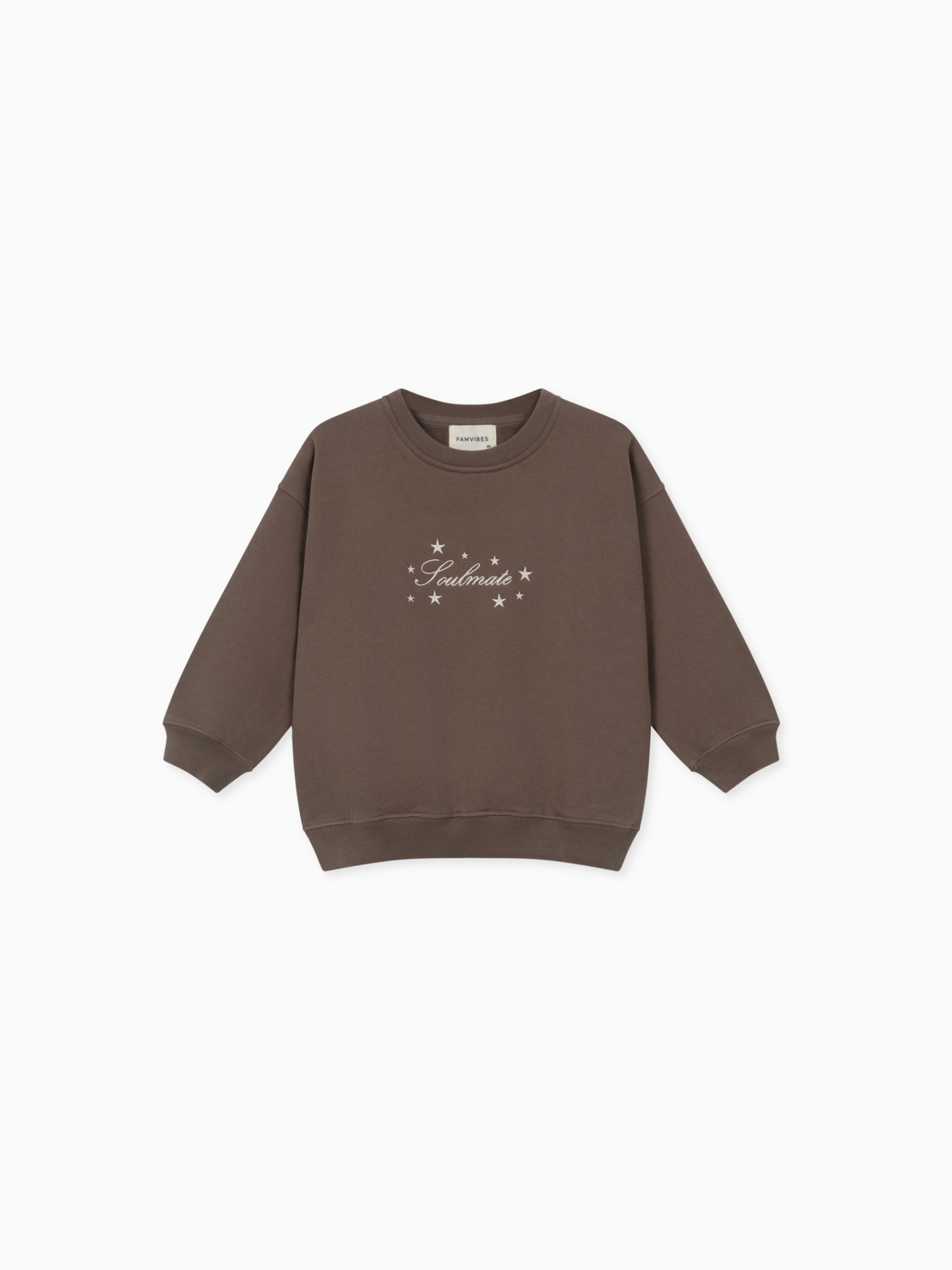 Famvibes Soulmate Sweatshirt Baby/Kids brown