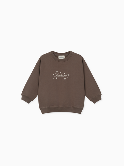 Famvibes Soulmate Sweatshirt Baby/Kids brown