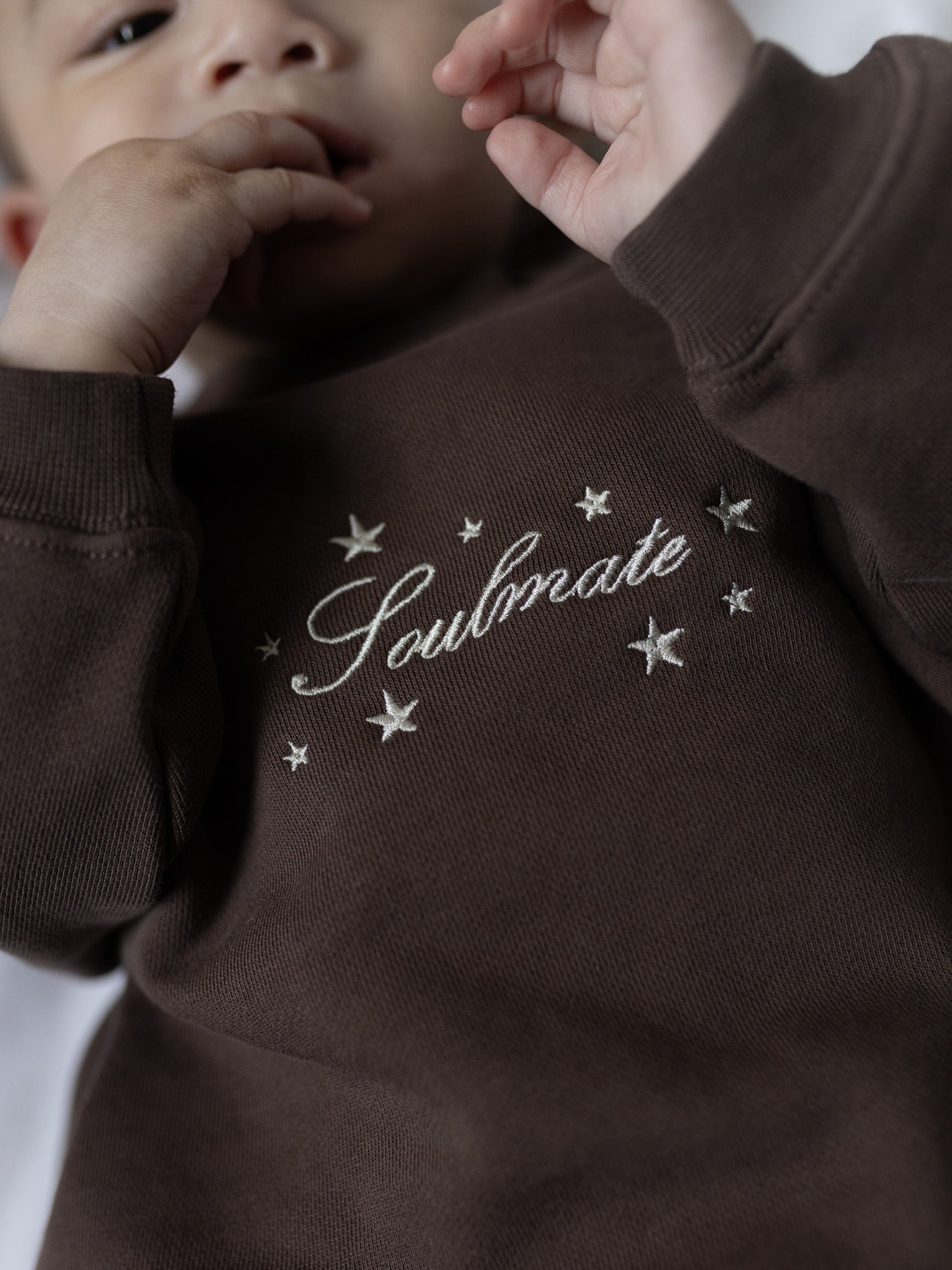 Famvibes Soulmate Sweatshirt Baby/Kids brown
