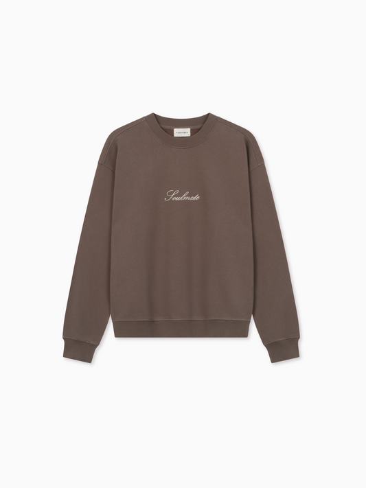 Famvibes Soulmate Sweatshirt Unisex brown