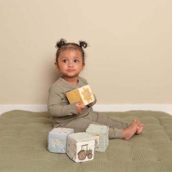 Little Dutch Stoffwürfel Set Little Farm grün LD8816