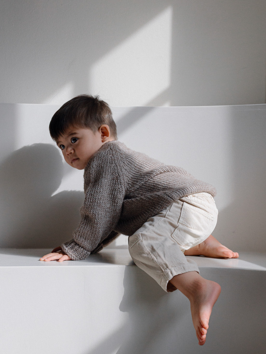 Famvibes HEY Kiddo Strickpullover chocolate