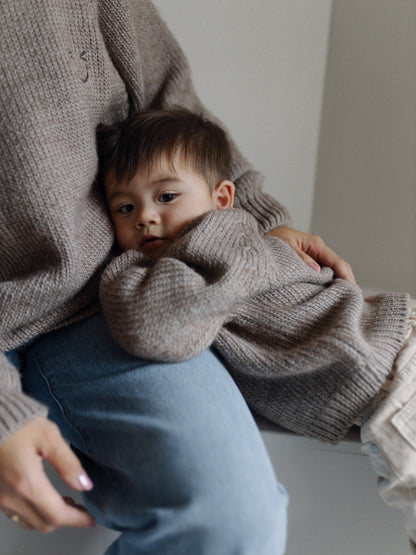 Famvibes HEY Kiddo Strickpullover chocolate