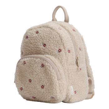 Little Dutch Rucksack Teddy mit Blumen Sand