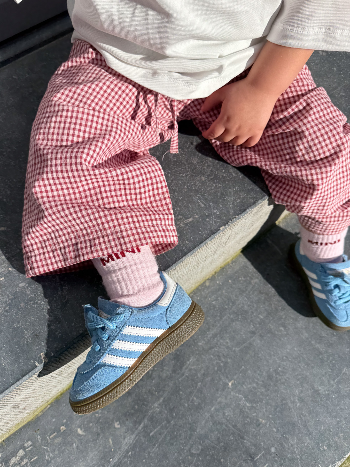 Famvibes Vichykaro Pants Kids red