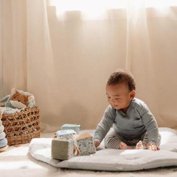 Little Dutch Stoffwürfel Set blau - Forest Friends LD8916