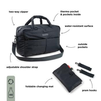 done by deer gesteppte Wickeltasche - schwarz 7043600